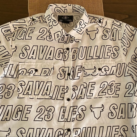 Men’s Brooklyn State Chicago Bulls buttons down - Picture 6 of 13